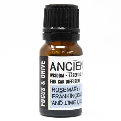 Image of Ancient Wisdom 10ml Aromatherapy Car Blend Focus &amp; Drive