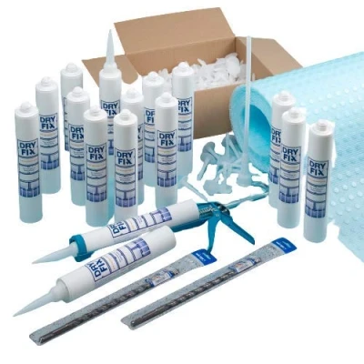 Image of DryFix DPC Cream Damp Proofing x 16 380ml Membrane Kit