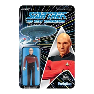 Image of SUPER7 Star Trek: The Next Generation ReAction Figure Wave 1 Captain Picard