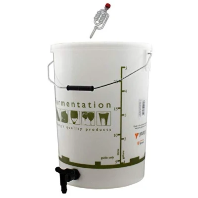 Image of Young&#039;s 25 Litre Fermentation Bucket with Drilled Lid, Tap and Airlock