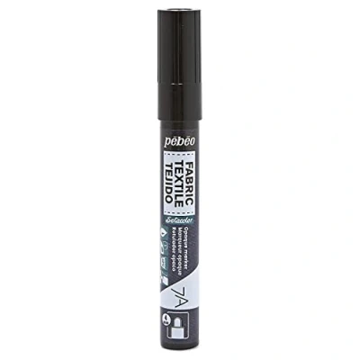 Image of Pebeo 7A Opaque Black Fabric Marker 4M
