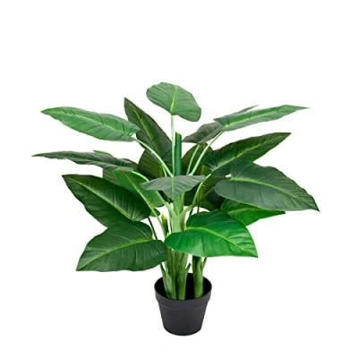 Image of GreenBrokers Artificial Real Touch Calla Lily Tree in Pot 3ft/90cm