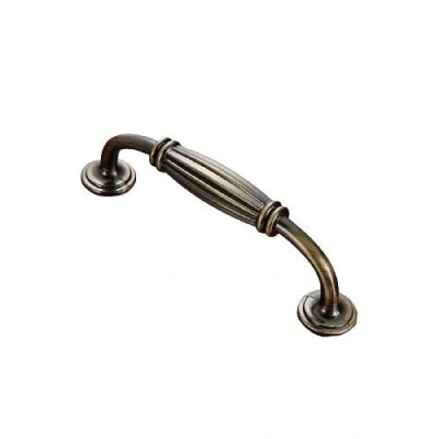 Image of Vintage Style Antique Bronze Handle Pulls, Door Handles Cabinet Wardrobe Handles, Drawer Knobs Kitchen Knobs, 96mm, 1 Pcs