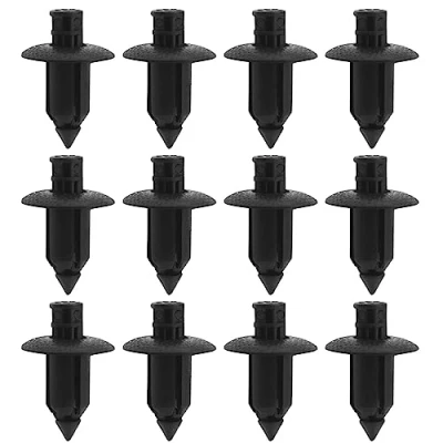 Image of Create idea 50PCS 8mm Hole Motorcycle Rivet Fairing Trim Clips Plastic Fasteners Push Type Retaining Styling Replacement Parts Black