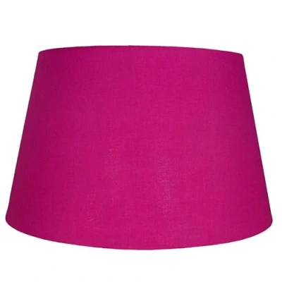 Image of Cotton Drum Shade (12inch 30cm Dia) (Purple)