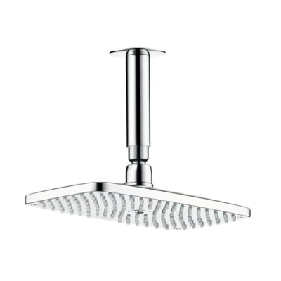Image of hansgrohe Raindance E 250 Air overhead shower with ceiling connector, chrome 27380000