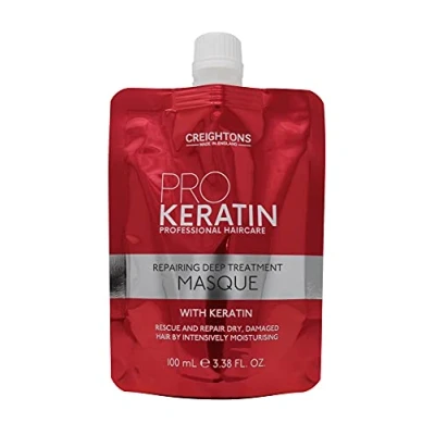 Image of Creightons Pro Keratin Repairing Deep Treatment Masque (100ml) Formulated with Keratin. Rescue and Repair Dry, Damaged Hair by Intensively Moisturising
