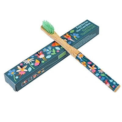 Image of Fairies in The Garden Eco Friendly Bamboo Toothbrush