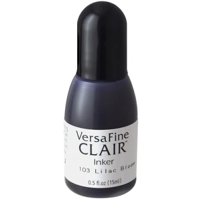 Image of Tsukineko Inker Stamp Ink 15 ml Purple, Lilac Bloom Accessories Reinker for VersaFine Clair Pads, 15ml