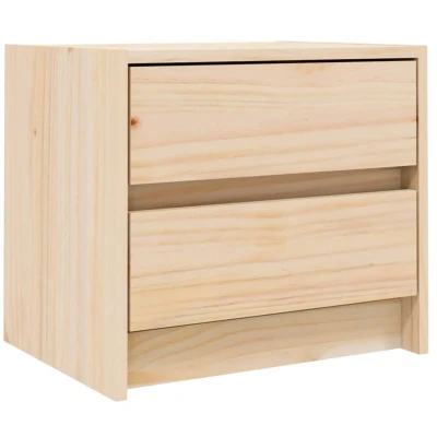 Image of vidaXL Bedside Cabinet 40x31x35.5 cm Solid Wood Pine