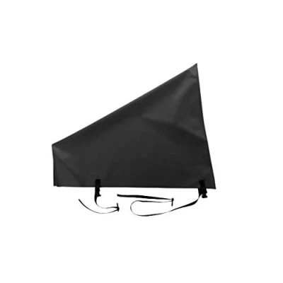 Image of Caravan Tow Hitch Cover Heavy Duty UV Stabilised With Straps (Black)