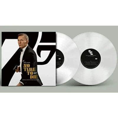 Image of James Bond No Time To Die (Original Motion Picture Soundtrack) White vinyl 2021 UK 2 LP set 3807388