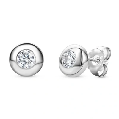 Image of Miore Earrings Women studs Zirconia 925 Sterling Silver