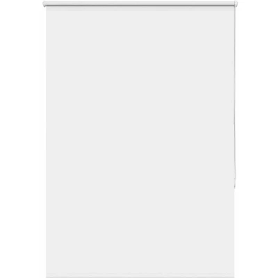 Image of vidaXL Roller Blind Blackout White 100x175 cm Fabric Width 95.7 Polyester