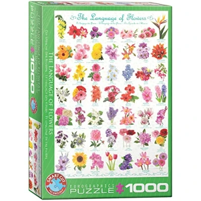 Image of EuroGraphics 6000 0579 The Language of Flowers Puzzle, various, 48 x 68 cm