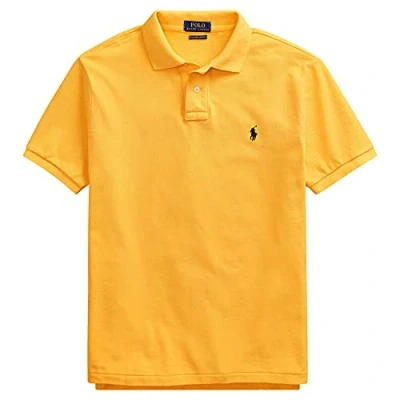 Image of Polo RALPH LAUREN Men&#039;s Custom Slim Fit Shirt, (Fall/Winter 2021) Yellow Gold, XL