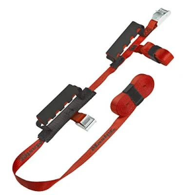 Image of Master Lock 3126EURDAT Crossed Straps with Buckle and Carrying Handle, Red, 2,50m x 25mm 5,5m 25mmStraps