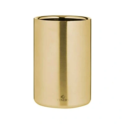 Image of Viners Barware Gold Double Wall Ice Bucket, 1.3 L