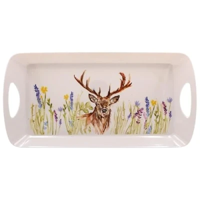 Image of Lesser &amp; Pavey British Designed Serving Tray Dinner For Multiple Uses Around The Home Trays Food Or Drinks Stag Medium Jennifer Rose Gallery