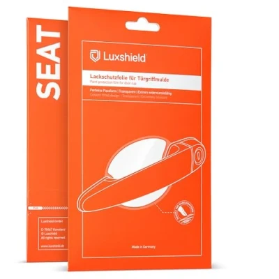 Image of Luxshield Car Door Handle Protection Film for recessed grips Seat Ateca 1 (I) KH7 I 2016 2024 Anti Scratch Foil Clear Paint