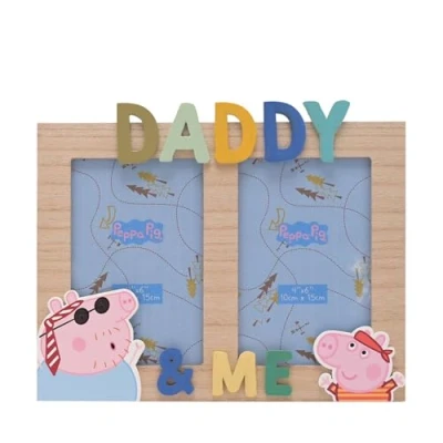 Image of Widdop Peppa Pig Daddy &amp; Me Photo Frame