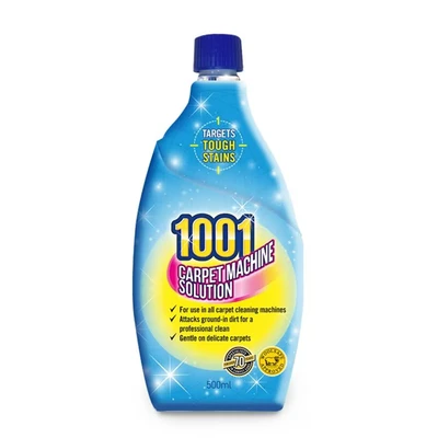 Image of 1001 Carpet Machine Solution, Perfect For Large and High Traffic Areas, Gentle On Upholstery Carpets, 500 ml (Pack of 1)