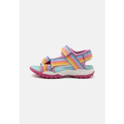 Image of Geox Borealis GIRL Sandals Dark pink/multicoloured for kids, Size: 1, pink/multi coloured Textile/synthetics