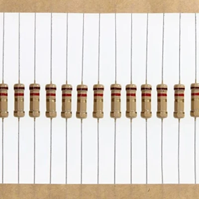 Image of HUABAN 100 Pieces 1 Watts 1W 1R2 1.2 Ohm 5% Carbon Film Resistor