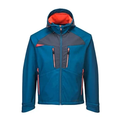Image of Portwest DX4 Softshell Jacket (3L), Size: XXL, Colour: Metro Blue, DX474MBRXXL