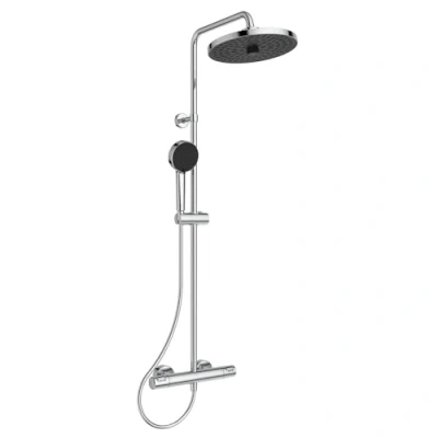 Image of Thermostatic Shower Mixer Ideal Standard Ceratherm T25+ Dual Shower, Chrome, A7211AA