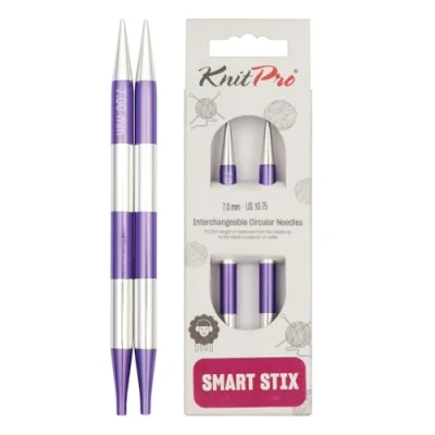 Image of KnitPro Knitting Pins: Circular: Interchangeable:, Metal, Assorted, 7mm