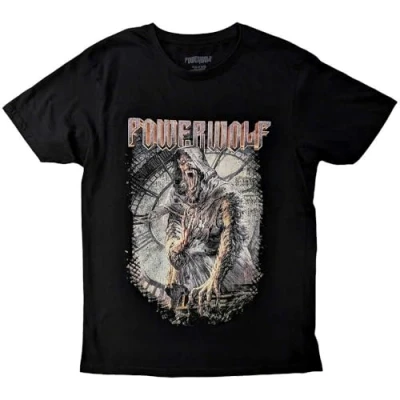 Image of Rock Off officially licensed products Powerwolf &#039;No Prayer&#039; (Black) Unisex Long Sleeve T Shirt (UK, Alpha, L, Regular, Black)