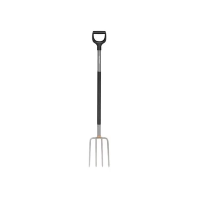 Image of Fiskars FSK1070679 Ergonomic Garden Fork Grey