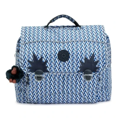 Image of Kipling INIKO, Schoolbag with Padded Shoulder Straps, 37 cm, 18 L, Boy Geo
