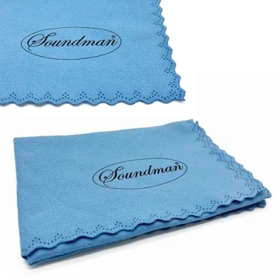 Image of Polishing Cloth (Microfiber) for French Horn, Flugelhorn, Trumpet, Cornet, Alto Tuba, Euphonium, Baritone, Saxophone, Flute Cleaning Eastman® Maintenance Care (1pc)