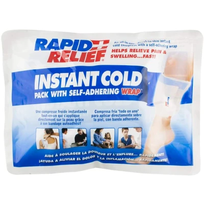 Image of Instant Cold Pack C/W Self Adhering Wrap 5x 9