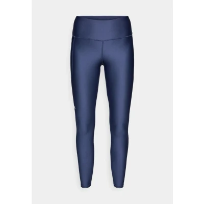 Image of Under Armour Tech HiRise Legging Washed Navy / White XS
