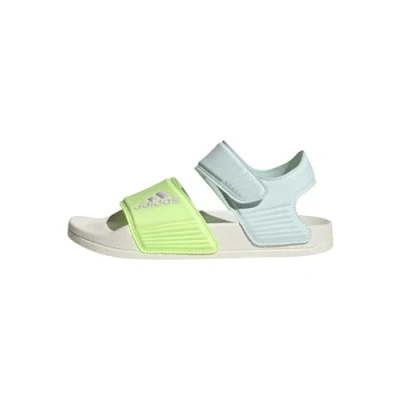 Image of adidas Performance Lette Unisex Walking sandals for kids, Size: 3, Yellow/lilac/halo mint Synthetics