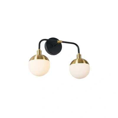 Image of Spa Lille 2 Light Wall Satin Brass