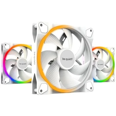Image of be quiet! LIGHT WINGS WHITE 140mm PWM Triple Pack PC case fan BL102