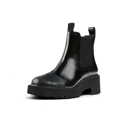 Image of Camper Milah Platform ankle boots, Women&#039;s, Size: 4, Black Leather/synthetics