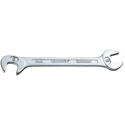 Image of Gedore 8 10 mm Small Double Ended Midget Spanner Silver