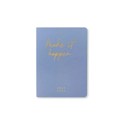 Image of Letts Inspire A6 academic 2023/2024 week to view diary blue