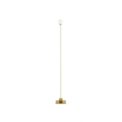 Image of Northern floor lamp Snowball, brass