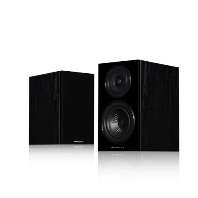 Image of Wharfedale Diamond 12.1 Compact 2 way Standmount Bookshelf speaker (pair) Black Oak