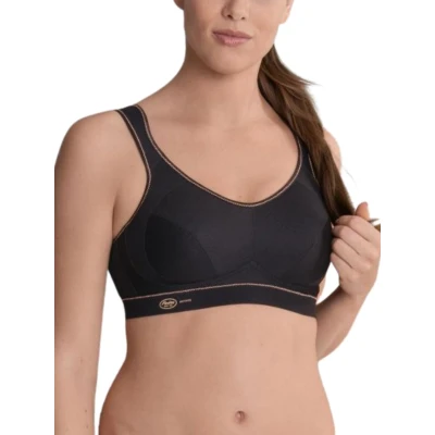 Image of Anita Women&#039;s Sports Bra Extreme Control 5527 Black Gold 34B