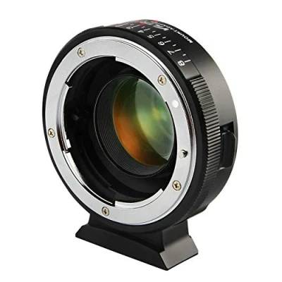 Image of VILTROX NF M43X Manual Focus 0.71x Reducer Speed Booster Lens Adapter for Nikon F to Micro Four Thirds M4/3 Camera BMPCC GH4 GH5 GH5S GF6 GX85 GX7 E M5 M10 PL5