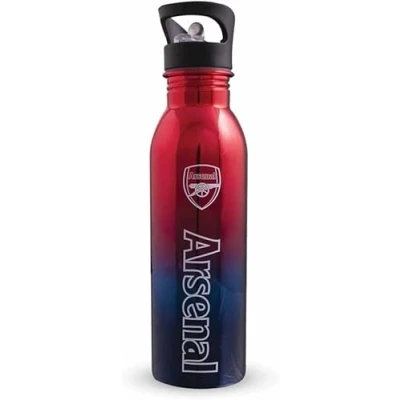 Image of Premier Life Officially Licensed F.C. 700ml Stainles Steel UV Bottle With Integrated Straw (Arsenal)