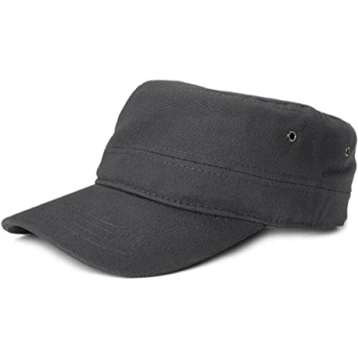 Image of styleBREAKER Unisex Military Style Cap Made from Durable Cotton Canvas, Adjustable Hook and Loop Fastener, 04023020, Colour:Navy