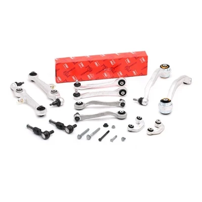 Image of 8D0498998, 8D0498998S1 Control arm repair kit FEBI BILSTEIN 21502 Front Axle with coupling rod BMTS Turbo NEW VOLKSWAGEN: Passat B5 Estate